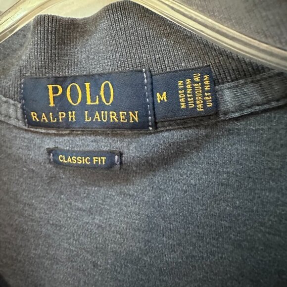 Ralph Lauren Polo Blue Size Medium Shirt Golf Short Sleeve EUC - Picture 3 of 5